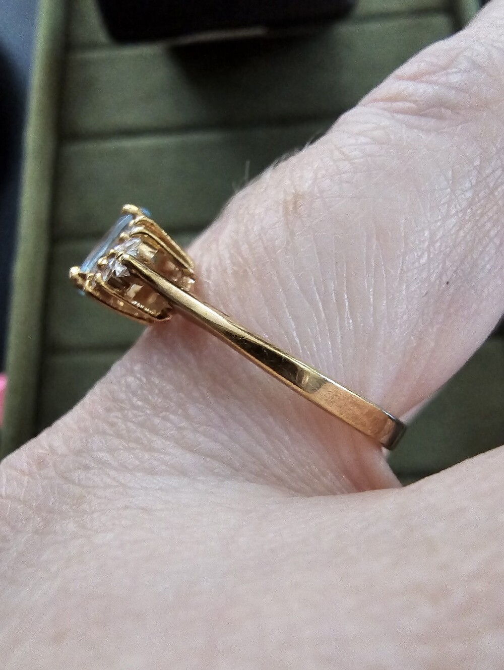 Vintage 14k Gold Plated Ring Size 9 - Picture 4 of 6
